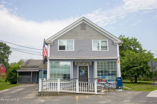 front view of a house with a street
