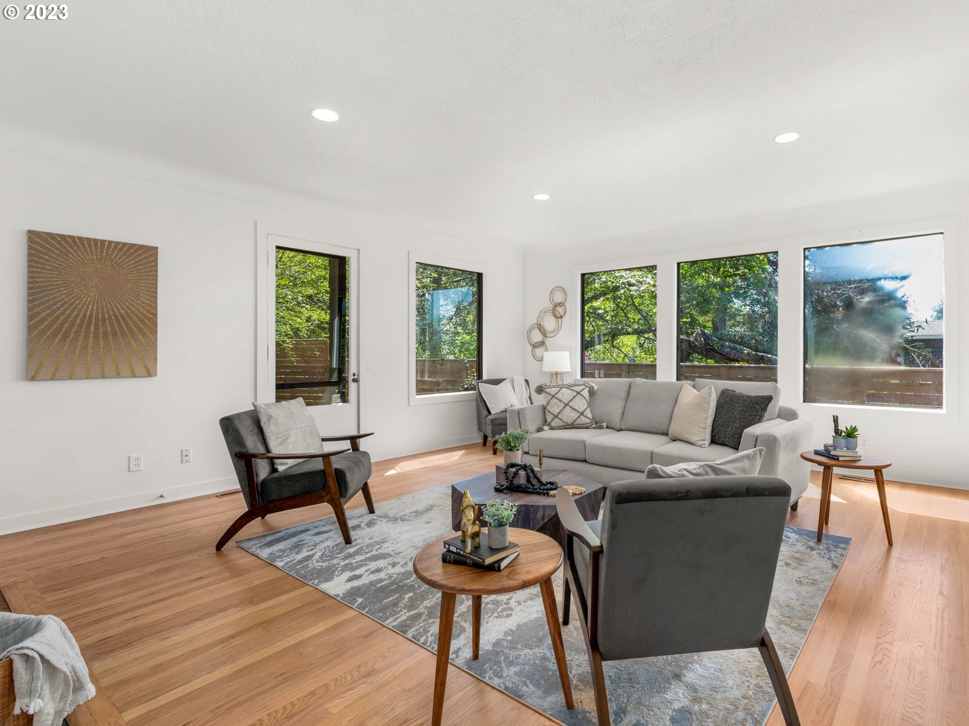 3590 Southwest Patton Road Portland, OR 97221 - Photo 13 of 32 a living room with furniture and a large window