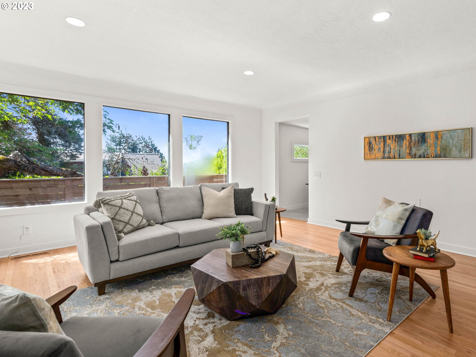 3590 Southwest Patton Road Portland, OR 97221 - Photo 14 of 32 a living room with furniture and a large window