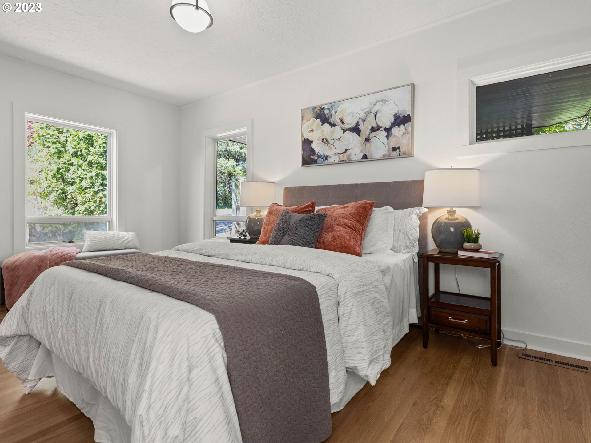 3590 Southwest Patton Road Portland, OR 97221 - Photo 24 of 32 a bedroom with a bed and a window