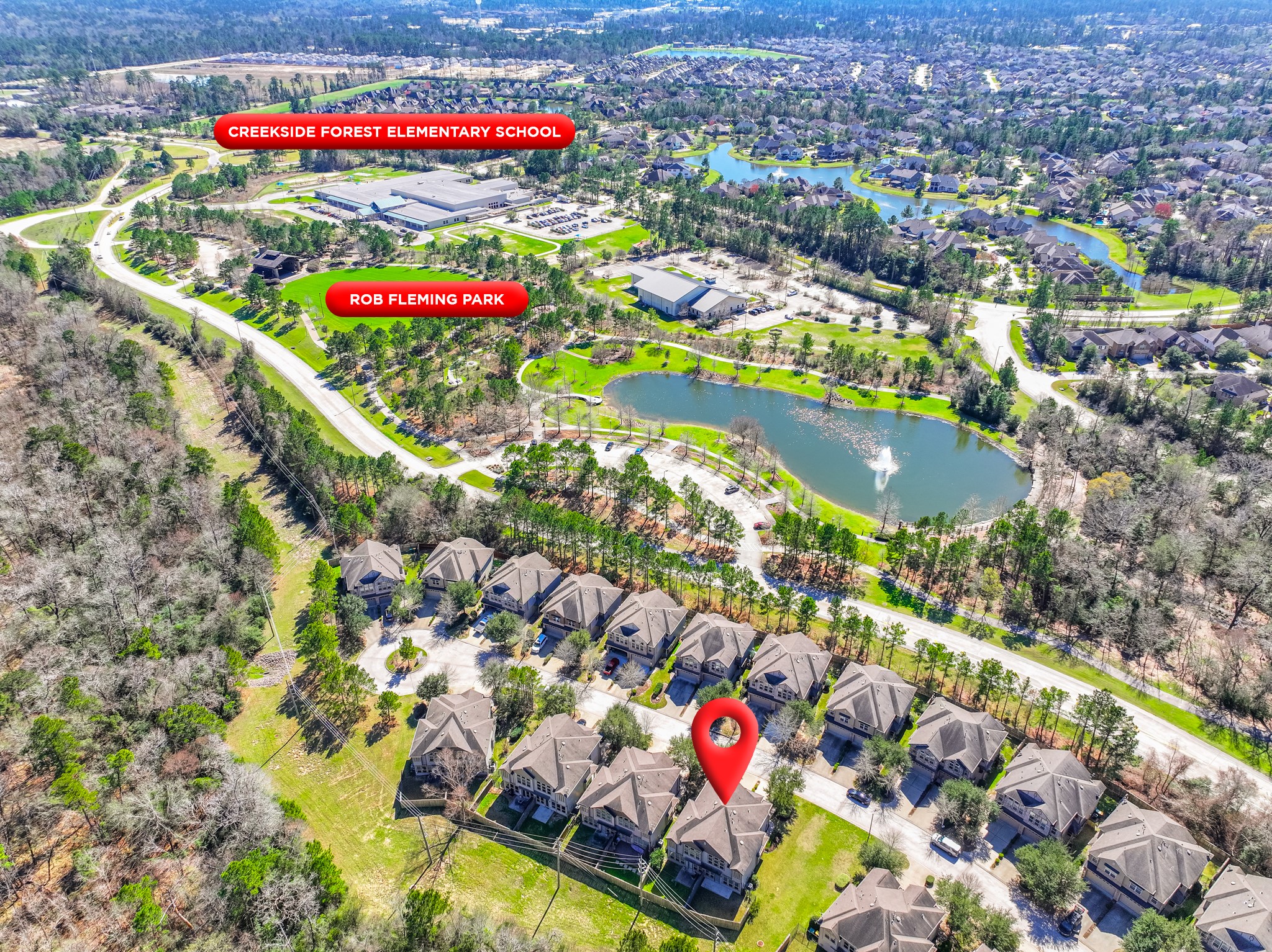 58 Aventura Place Spring, TX 77389 - Photo 9 of 50 Close proximity to Creekside Village Center with dining and shopping options.