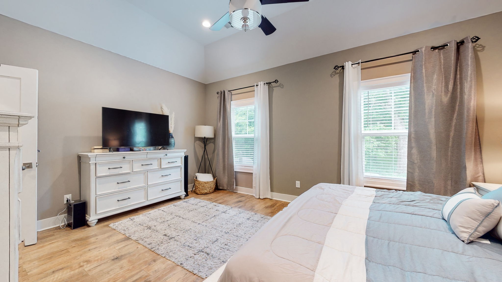 3413 Pershing Drive Murfreesboro, TN 37129 - Photo 24 of 43 a bedroom with a bed and a flat screen tv