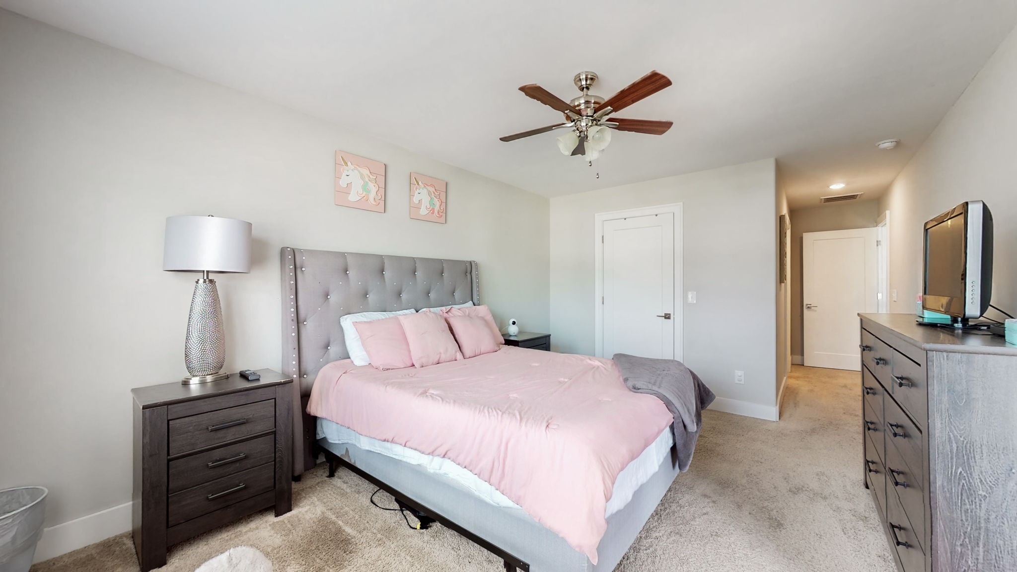 3413 Pershing Drive Murfreesboro, TN 37129 - Photo 27 of 43 a bedroom with a bed and a flat screen tv