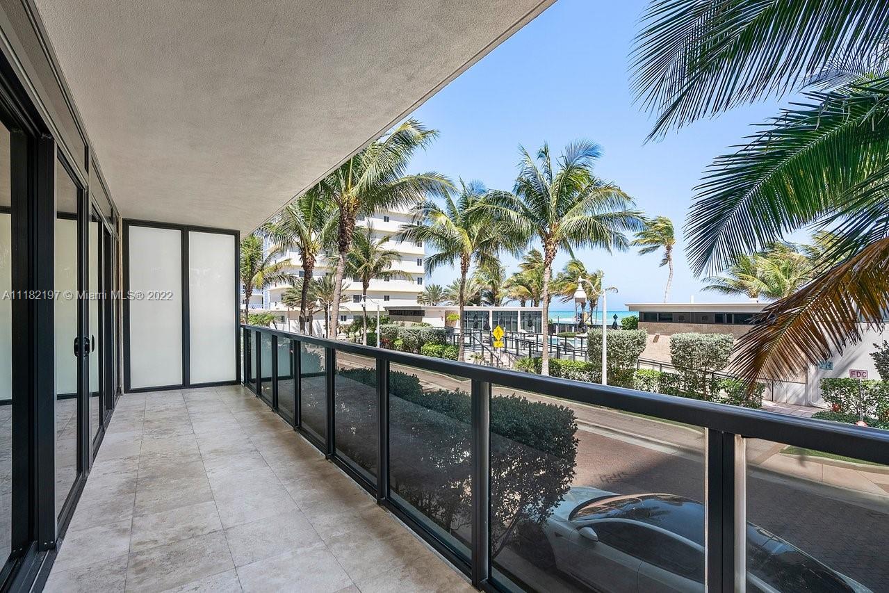 2101 South Surf Road, Unit 2C Hollywood, FL 33019 - Photo 26 of 38 a view of balcony with a potted plant