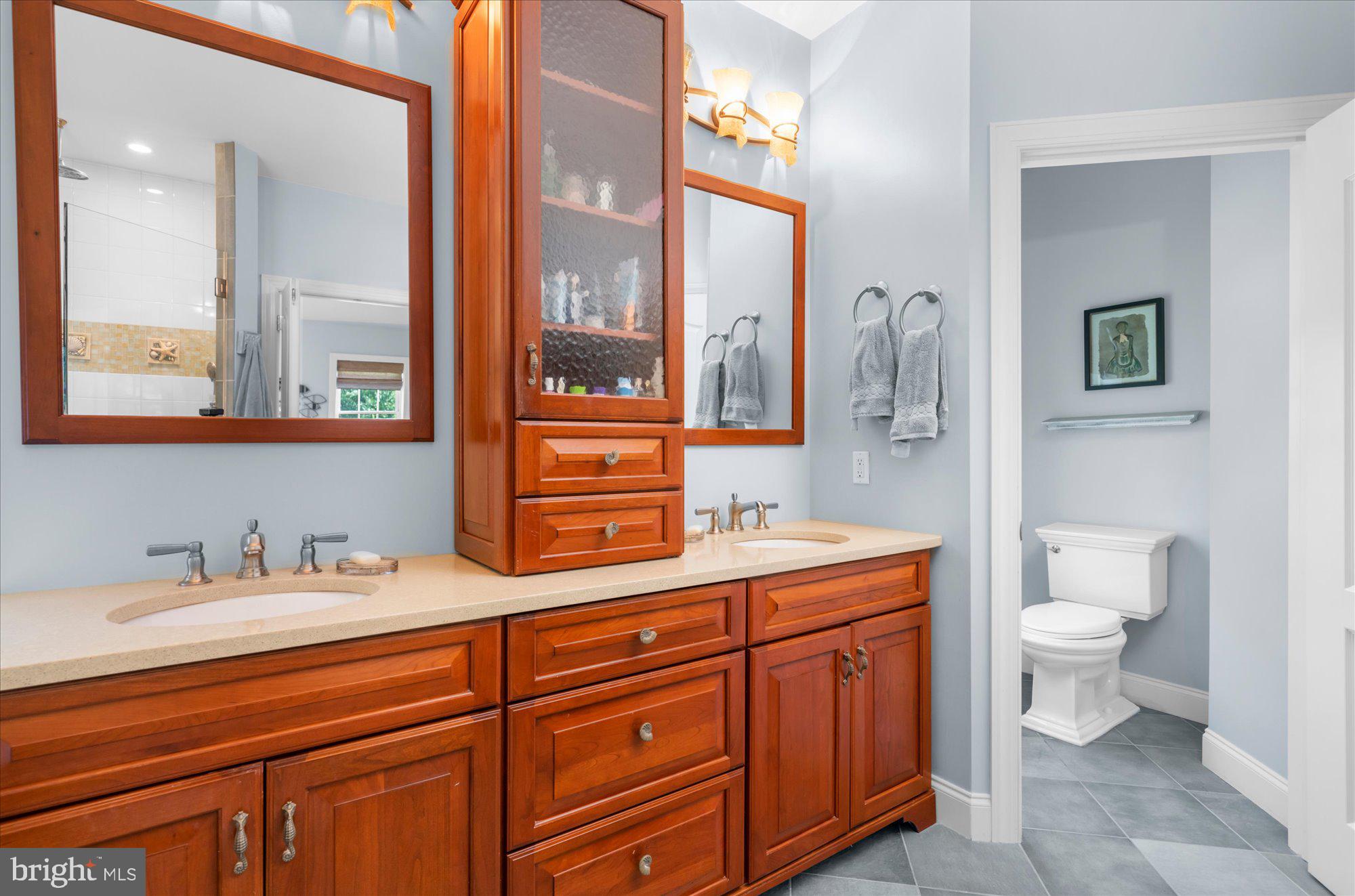 280 County Line Road Wayne, PA 19087 - Photo 22 of 46 Double Vanity with private toilet area