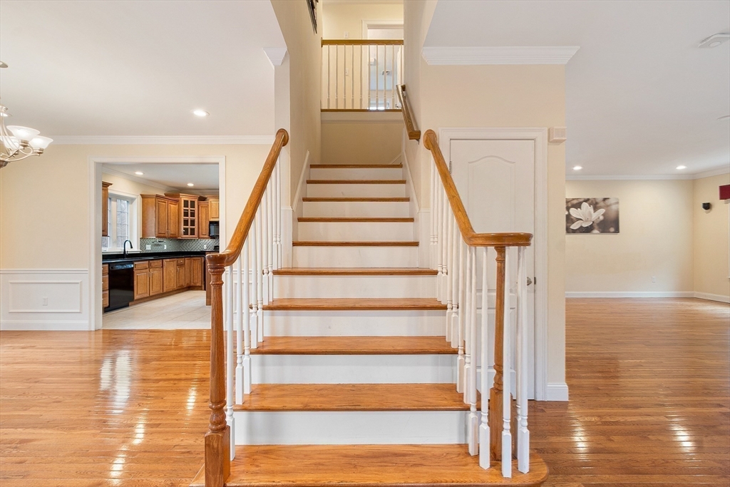 49 Brigham Hill Road Grafton, MA 01519 - Photo 14 of 37 a view of entryway and hall with wooden floor