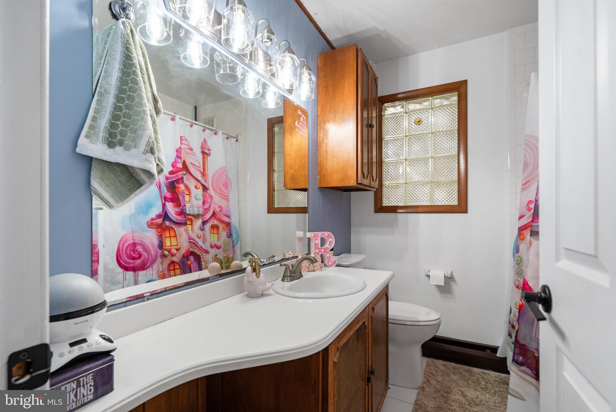 3605 Hoffman Mill Road Hampstead, MD 21074 - Photo 26 of 43 a bathroom with a sink toilet vanity and window