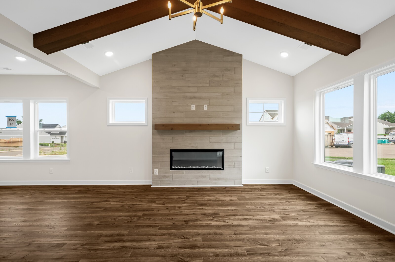 1733 Merkel Road Columbia, TN 38401 - Photo 17 of 53 an empty room with windows and fireplace