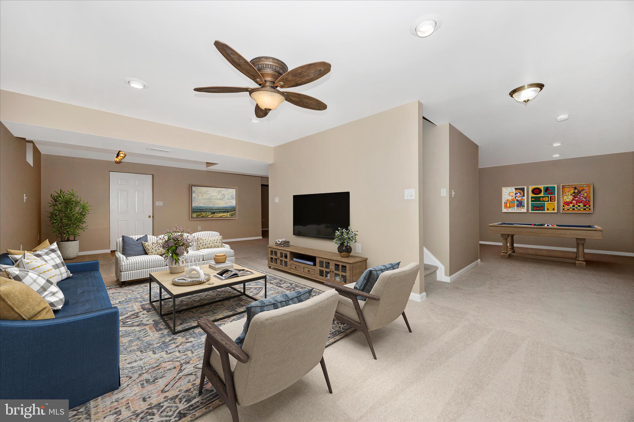3810 Roundtree Road Jefferson, MD 21755 - Photo 40 of 55 Virtually Staged Recreation Room
