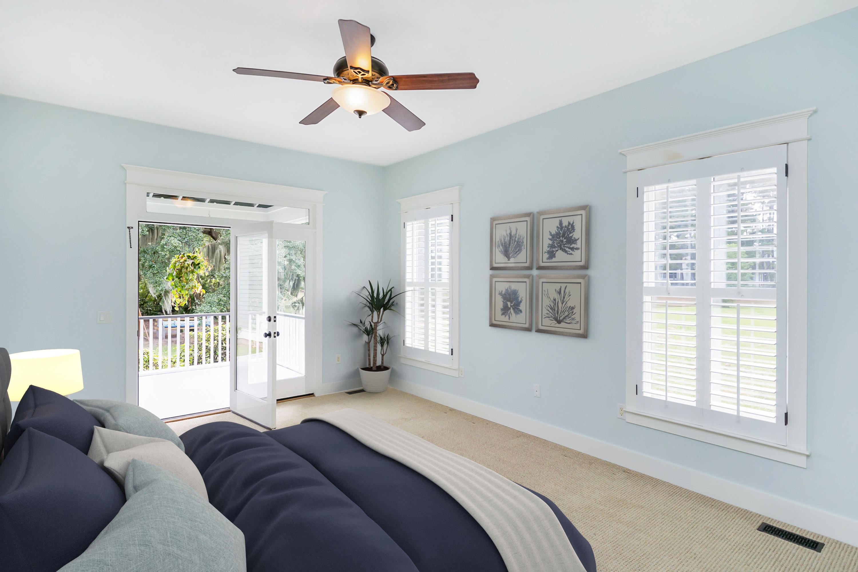 122 Willow Point Road Beaufort, SC 29906 - Photo 17 of 47 staged master bd