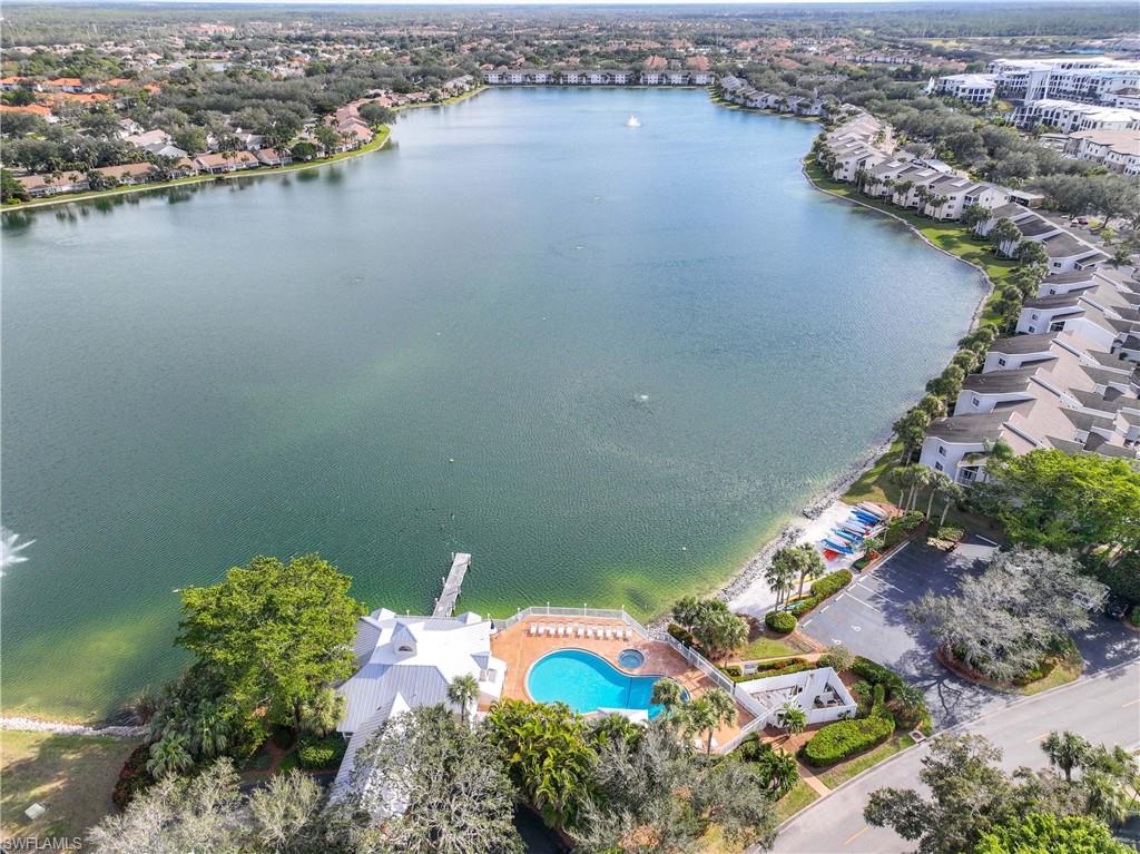 2860 Citrus Lake Drive, Unit R204 Naples, FL 34109 - Photo 24 of 32 Bird's eye view featuring a water view