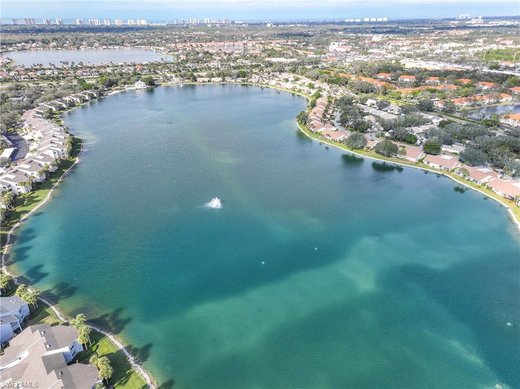 2860 Citrus Lake Drive, Unit R204 Naples, FL 34109 - Photo 32 of 32 Drone / aerial view with a water view