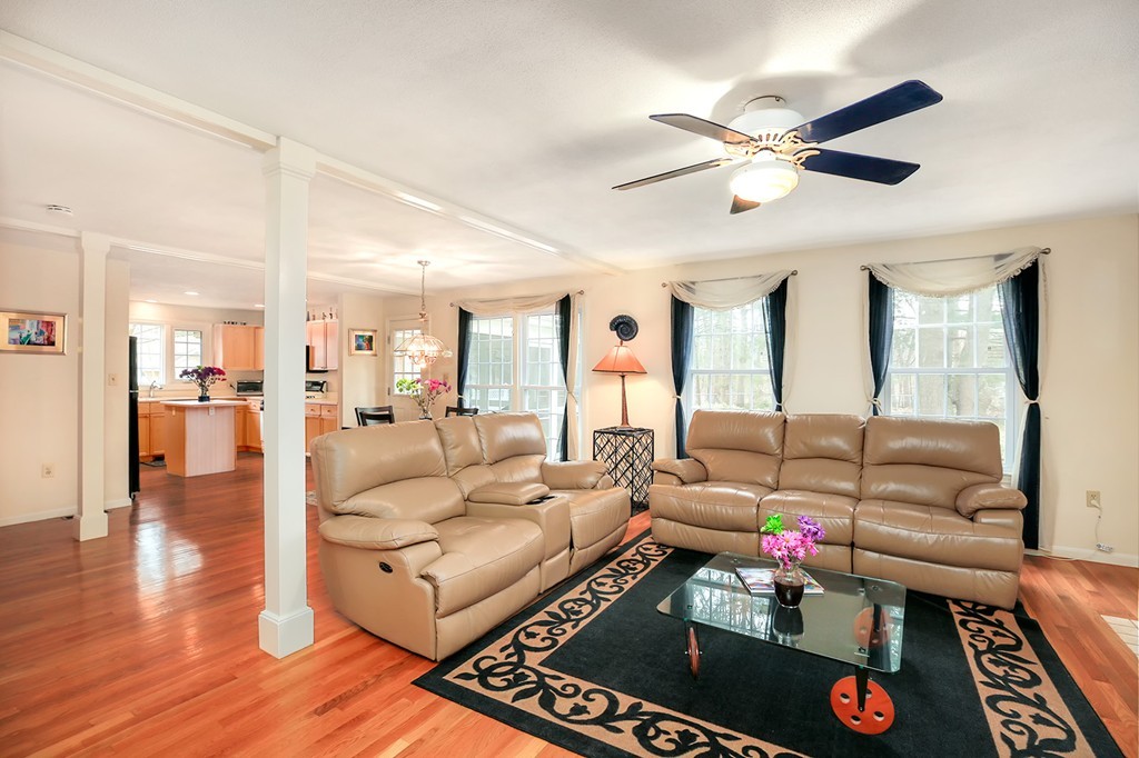 830 Worcester Street Wellesley, MA 02482 - Photo 3 of 30 a living room with furniture and a large window