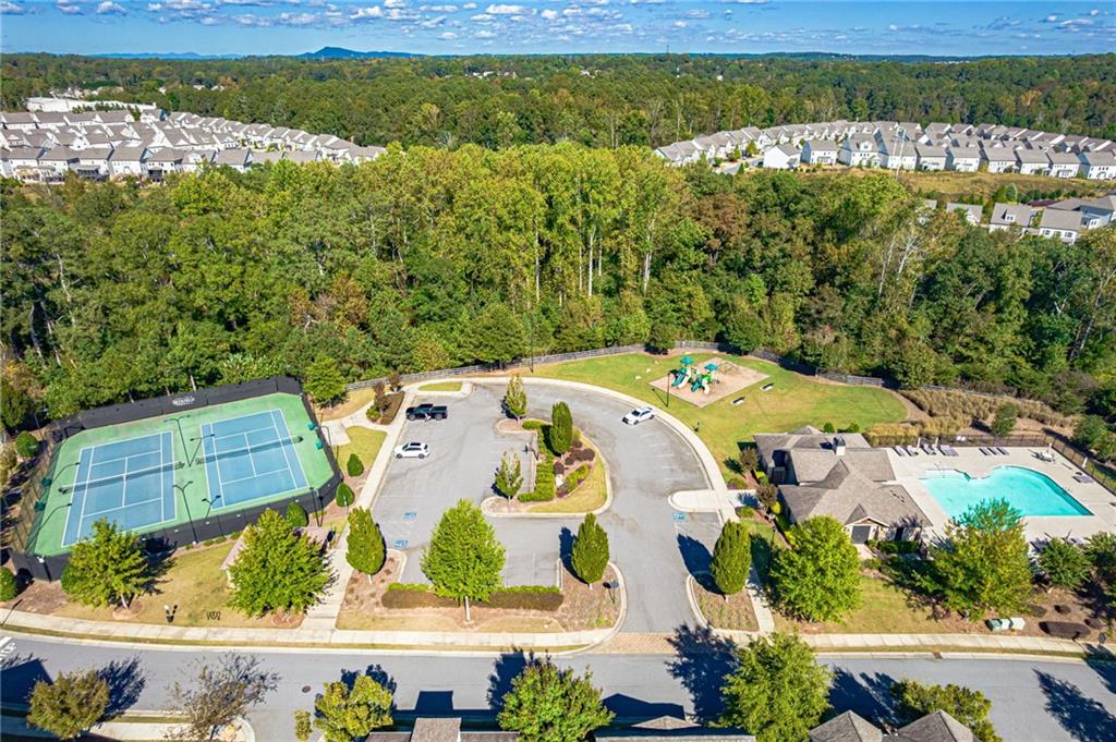 1040 Peyton View Court Alpharetta, GA 30004 - Photo 53 of 53 an aerial view of residential houses with outdoor space