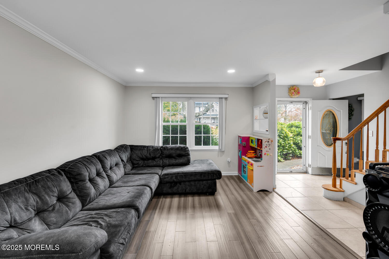 3 Lisa Drive Hazlet, NJ 07730 - Photo 7 of 30 a living room with furniture and a wooden floor