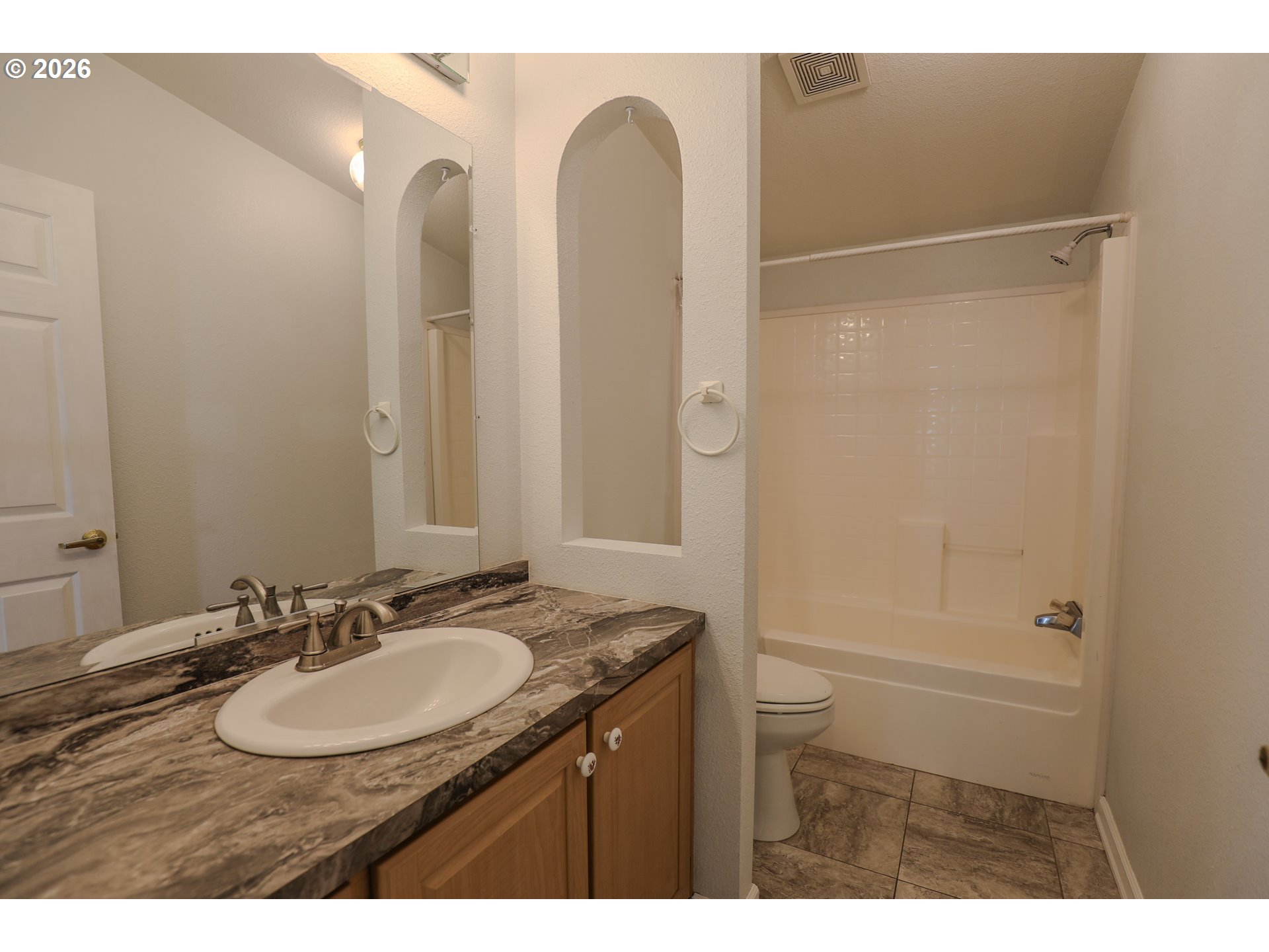 210 Northwest Timothy Avenue Winston, OR 97496 - Photo 22 of 48 a bathroom with a sink and a mirror