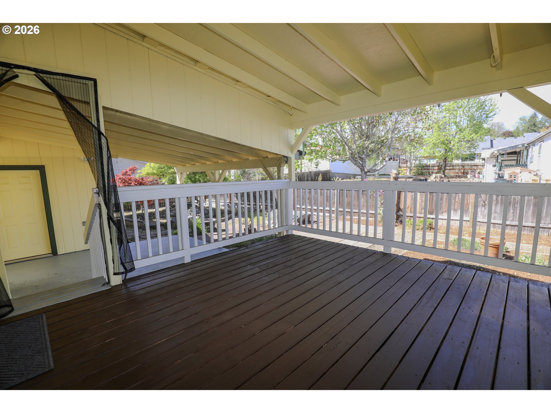 210 Northwest Timothy Avenue Winston, OR 97496 - Photo 38 of 48 a view of balcony with wooden floor