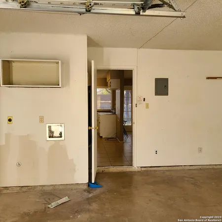 a view of a brick wall