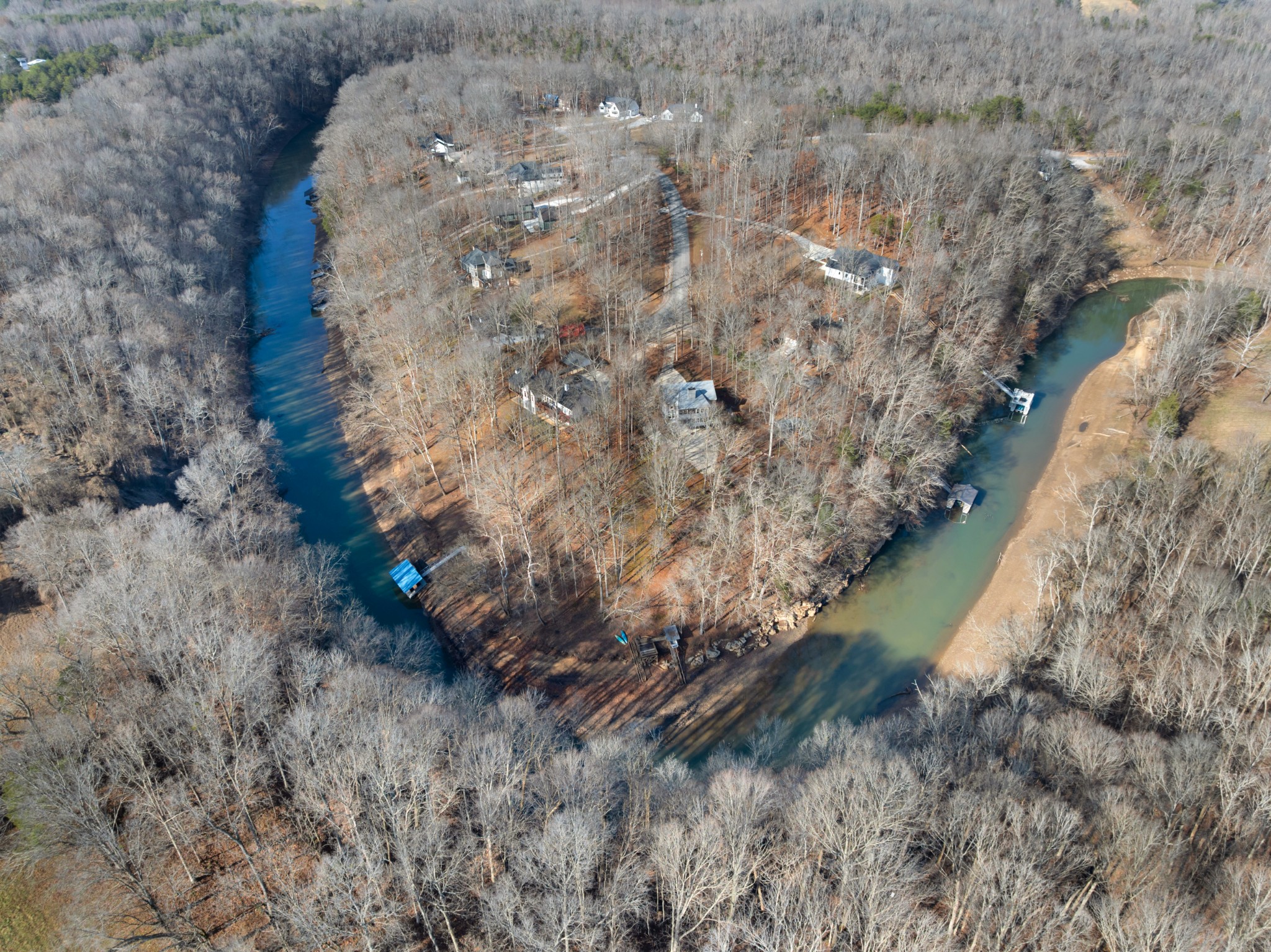 0 Hidden River Road Rock Island, TN 38581 - Photo 20 of 29 a aerial view of a house with a yard