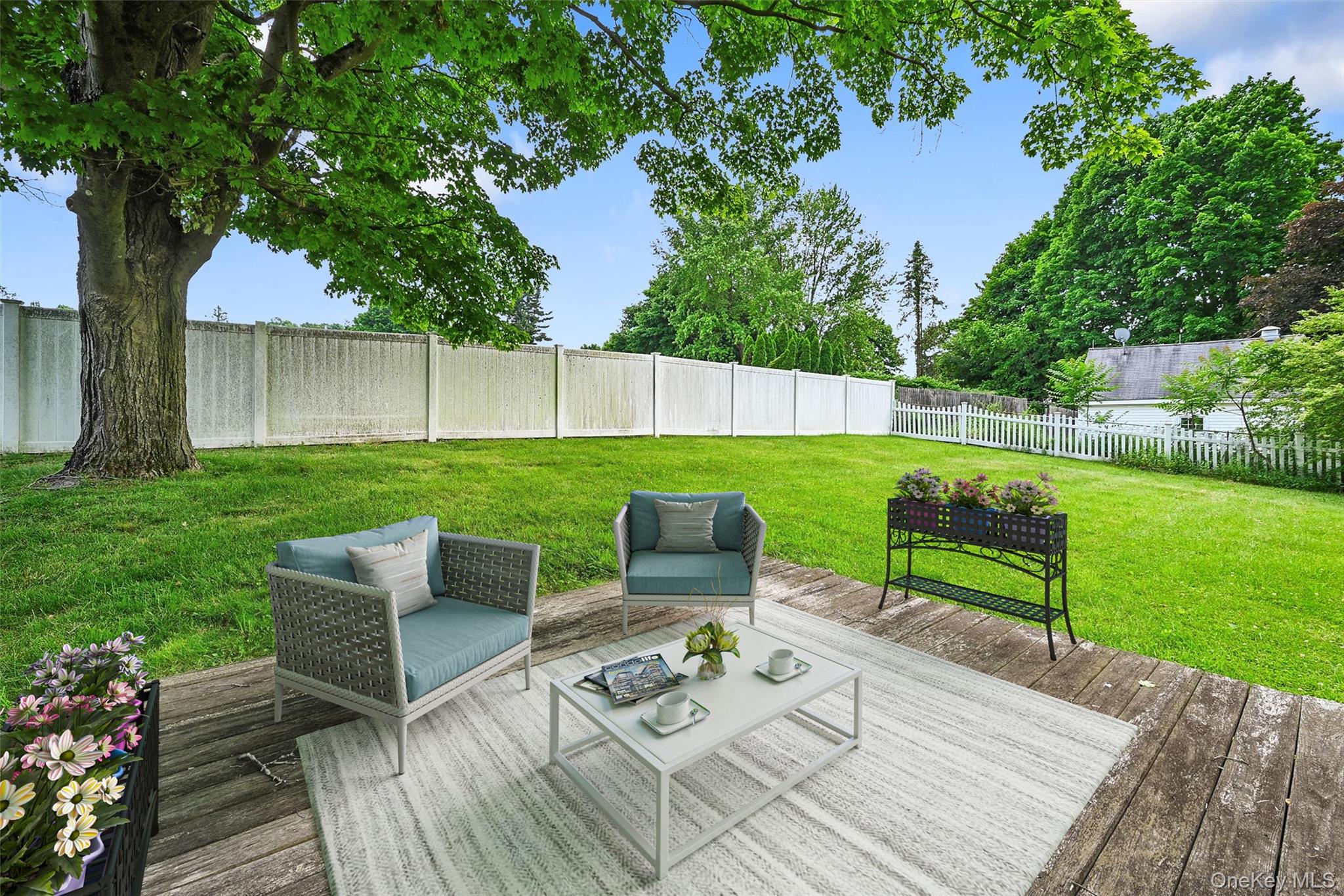 96 Galloway Road Warwick, NY 10990 - Photo 2 of 15 a view of a deck with furniture and garden