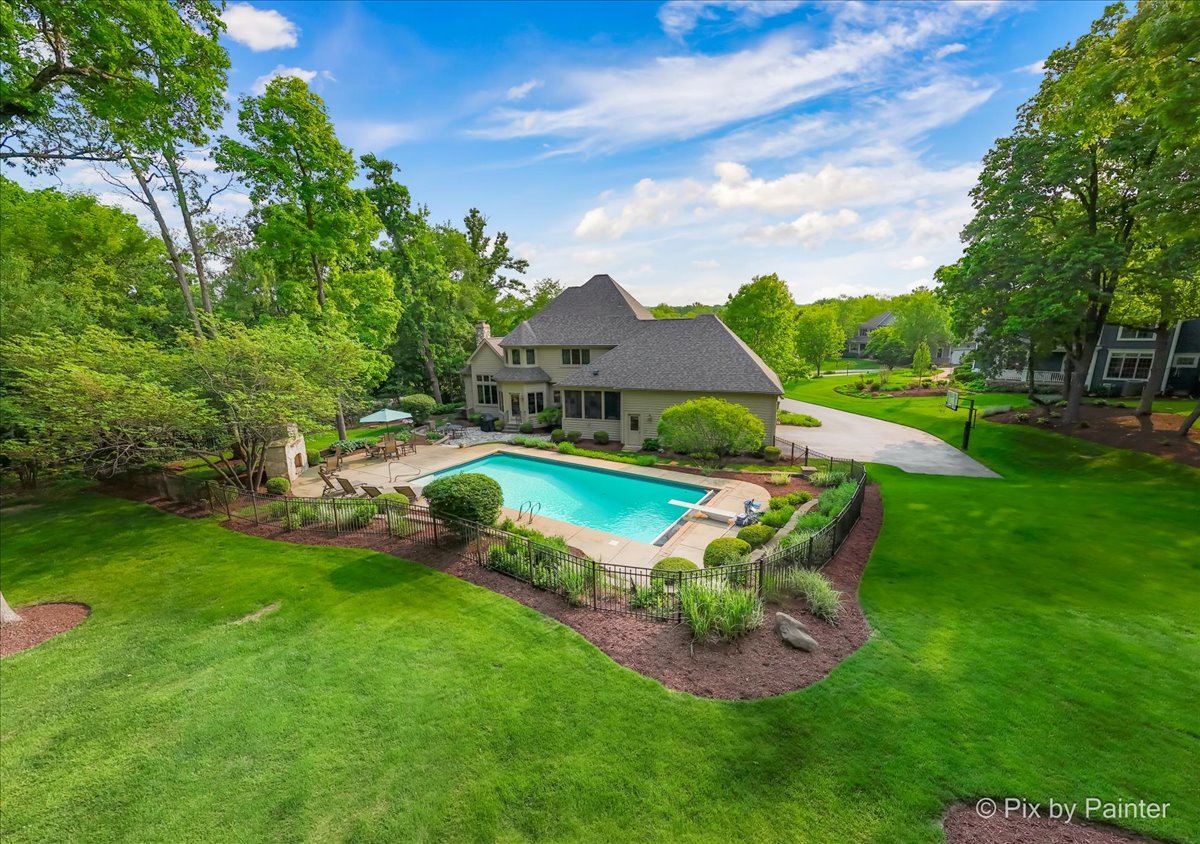 24881 North Black Walnut Cary, IL 60013 - Photo 43 of 53 a view of a garden with a house