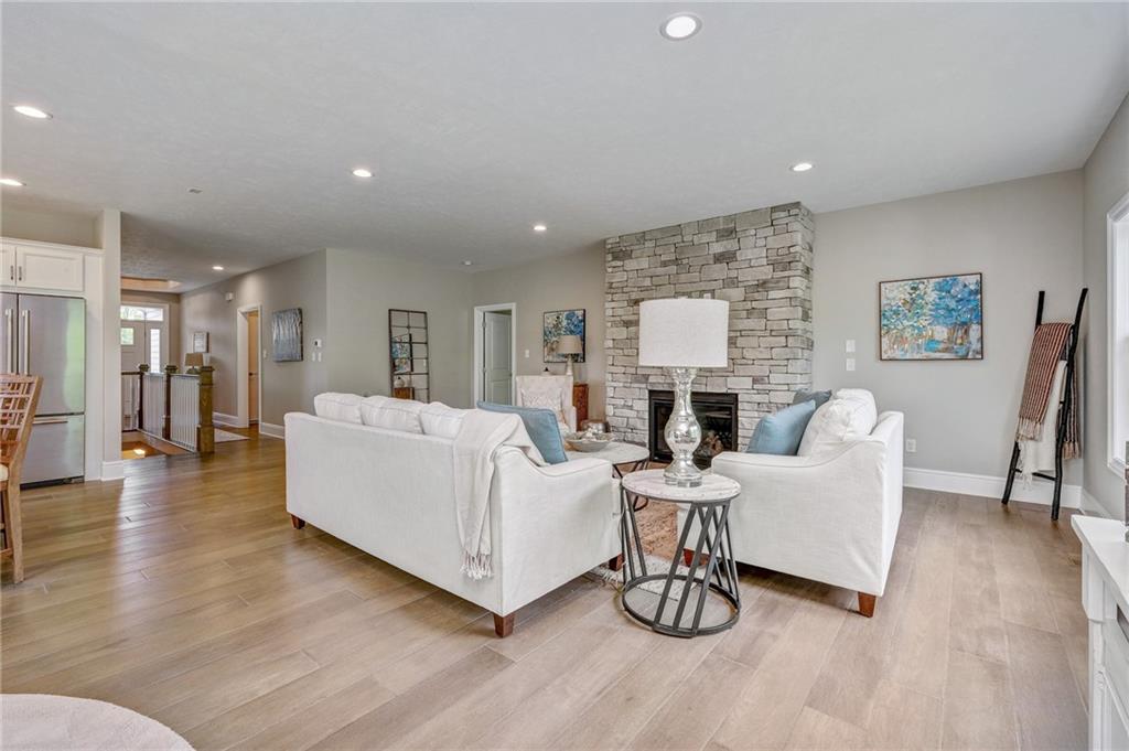 138 Summer Lane McDonald, PA 15057 - Photo 17 of 28 a living room with furniture and a fireplace