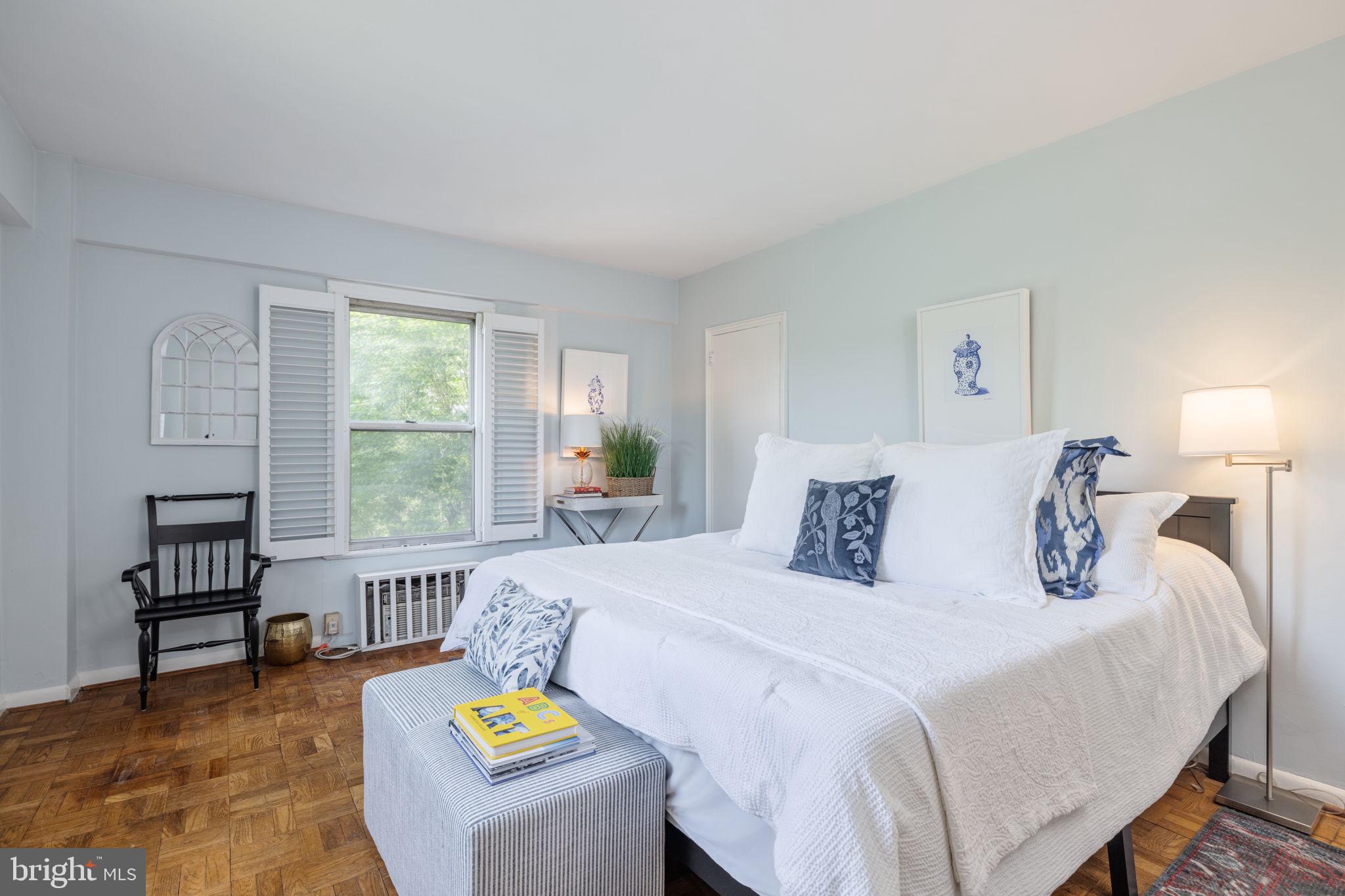 2500 Q Street Northwest, Unit 504 Washington, DC 20007 - Photo 10 of 18 Bedroom offers tree top views