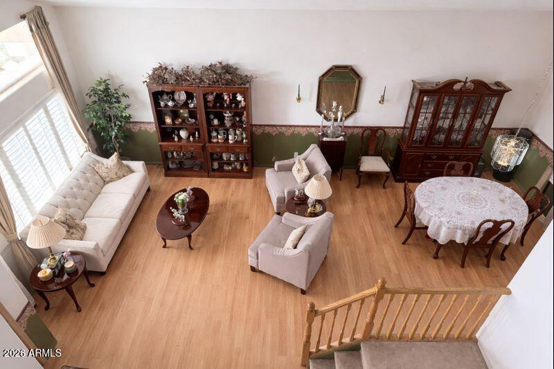 2133 South Nielson Street Gilbert, AZ 85295 - Photo 2 of 17 Formal sitting and dining aerial view