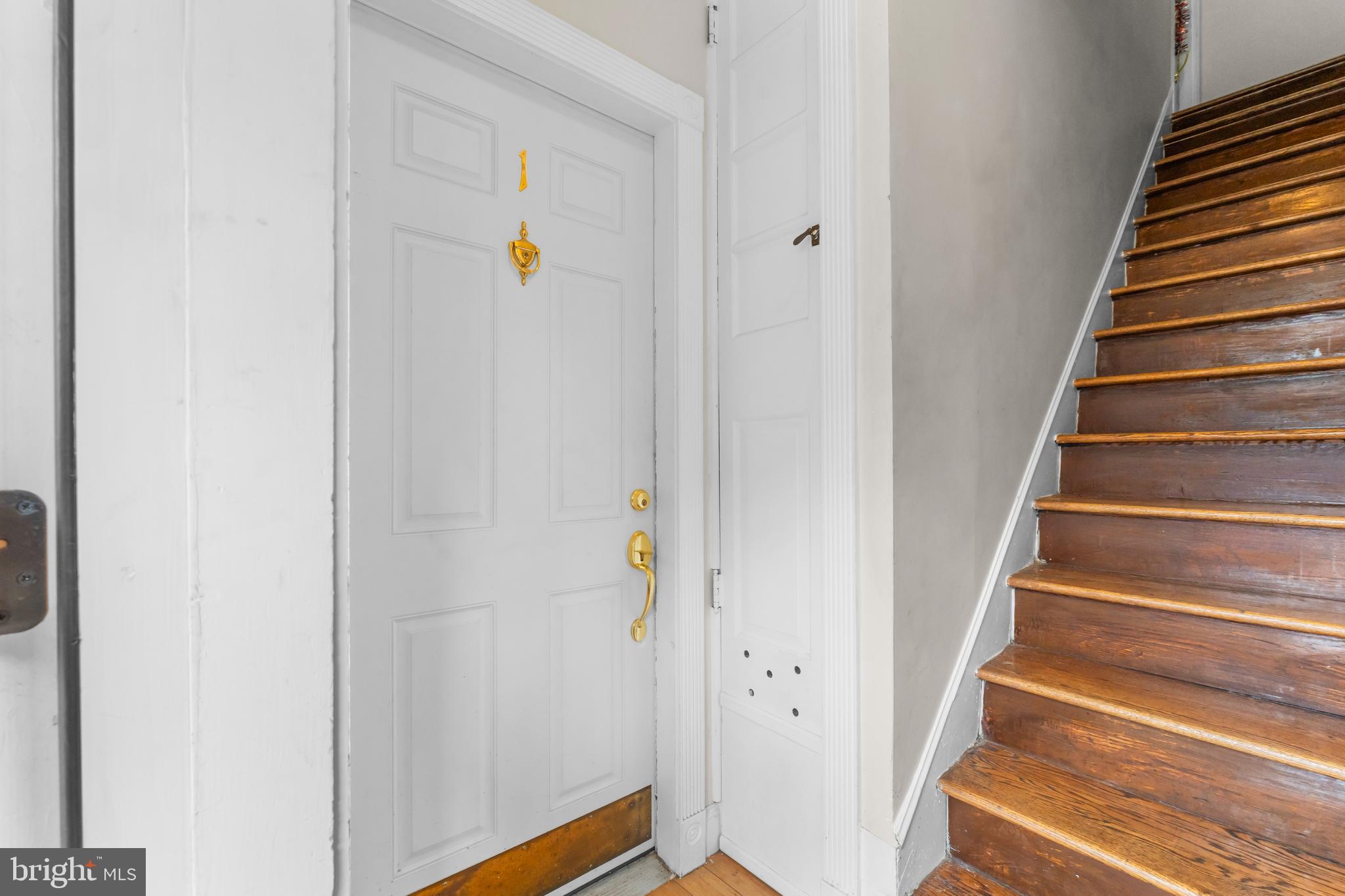 550 Hobart Place Northwest, Unit 1 Washington, DC 20001 - Photo 4 of 22 a view of entryway with wooden floor