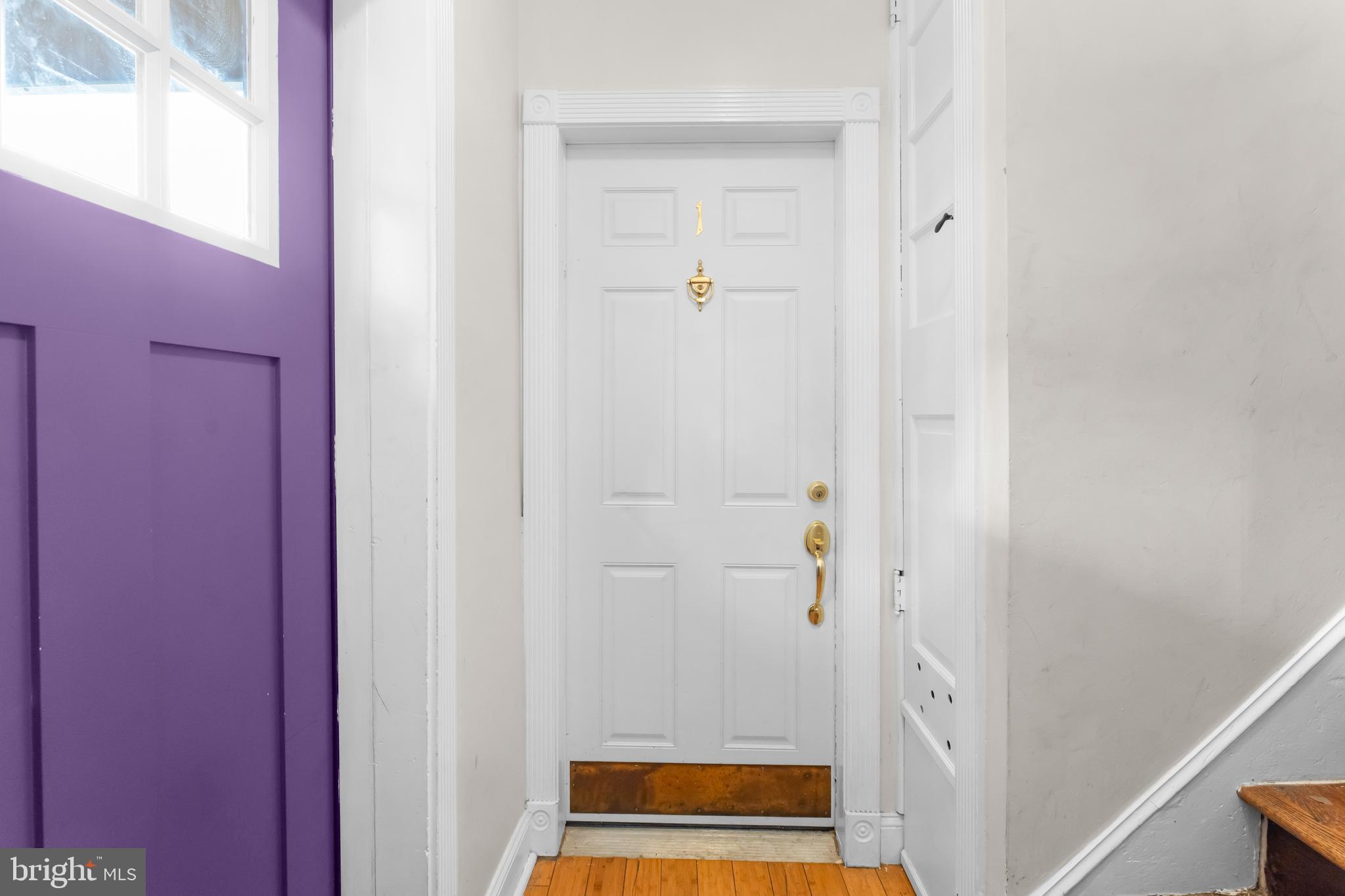550 Hobart Place Northwest, Unit 1 Washington, DC 20001 - Photo 5 of 22 a view of front door with hallway