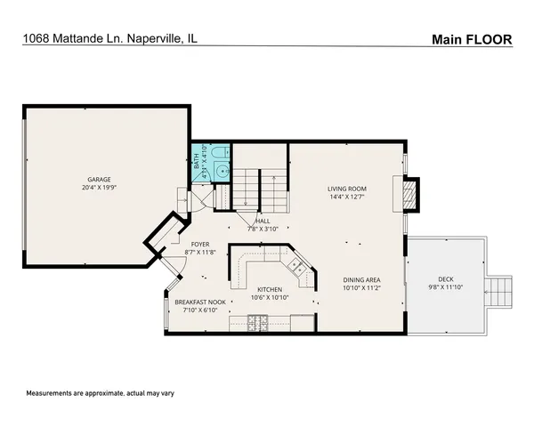 $475,000 | 1068 Mattande Lane, Naperville, IL 60540