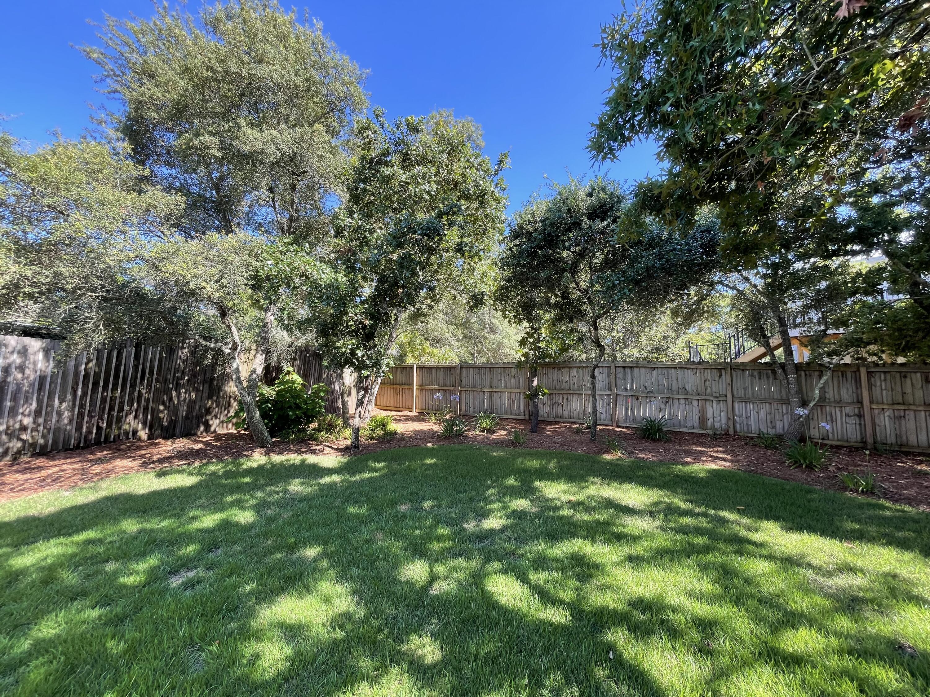 a view of a back yard
