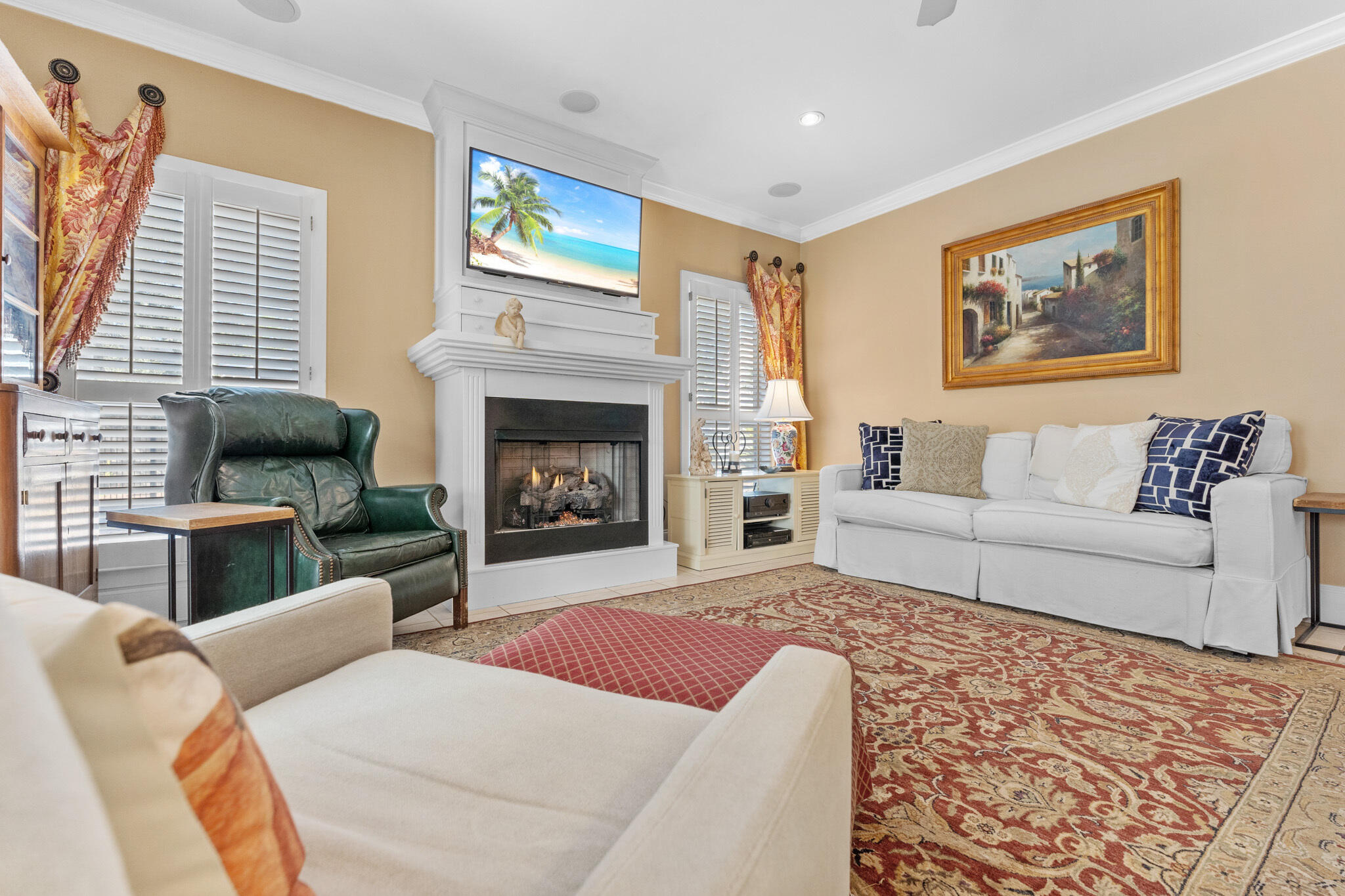 64 Spotted Dolphin Road Santa Rosa Beach, FL 32459 - Photo 11 of 43 a living room with furniture fireplace and window