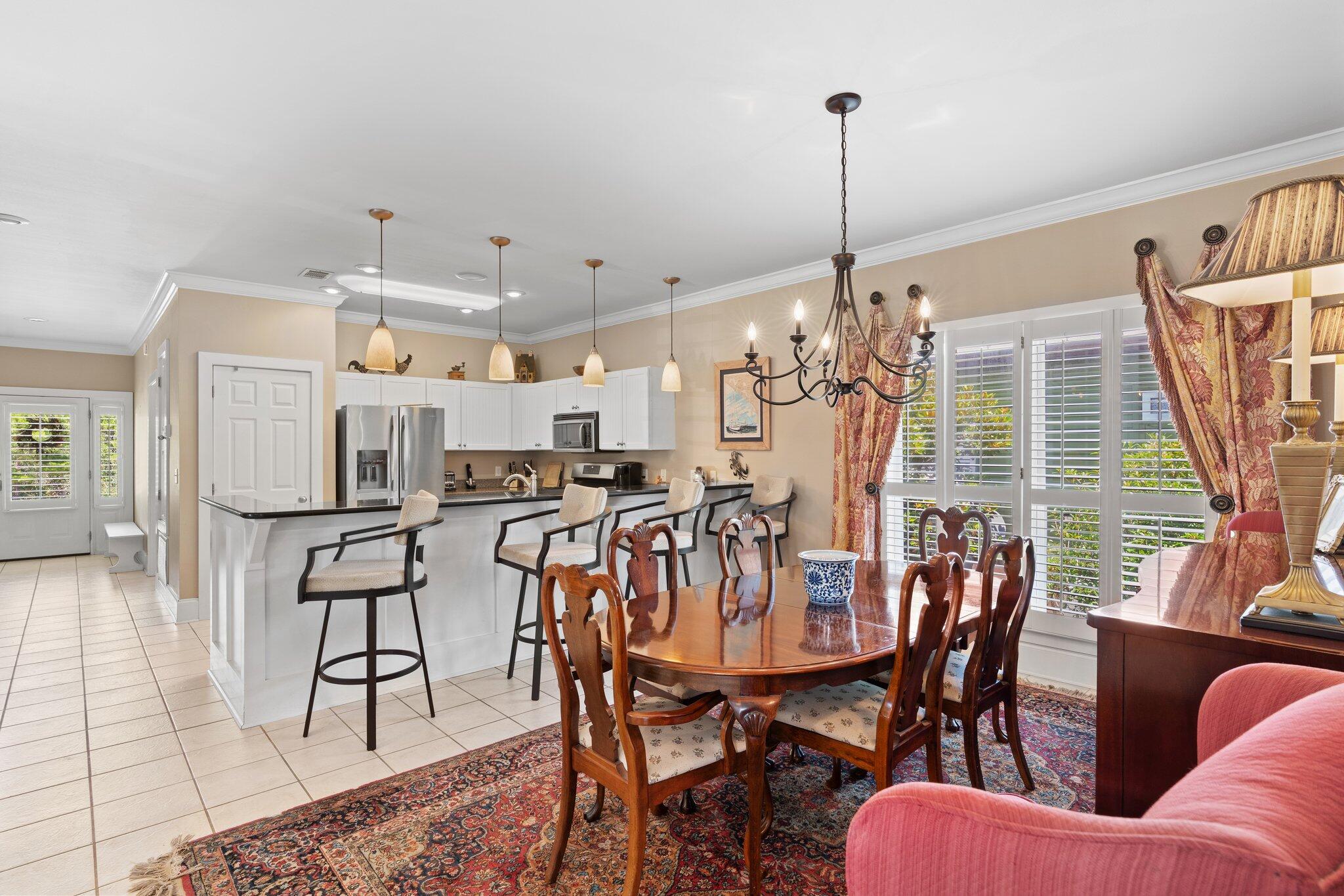 64 Spotted Dolphin Road Santa Rosa Beach, FL 32459 - Photo 13 of 43 a view of a dining room with furniture