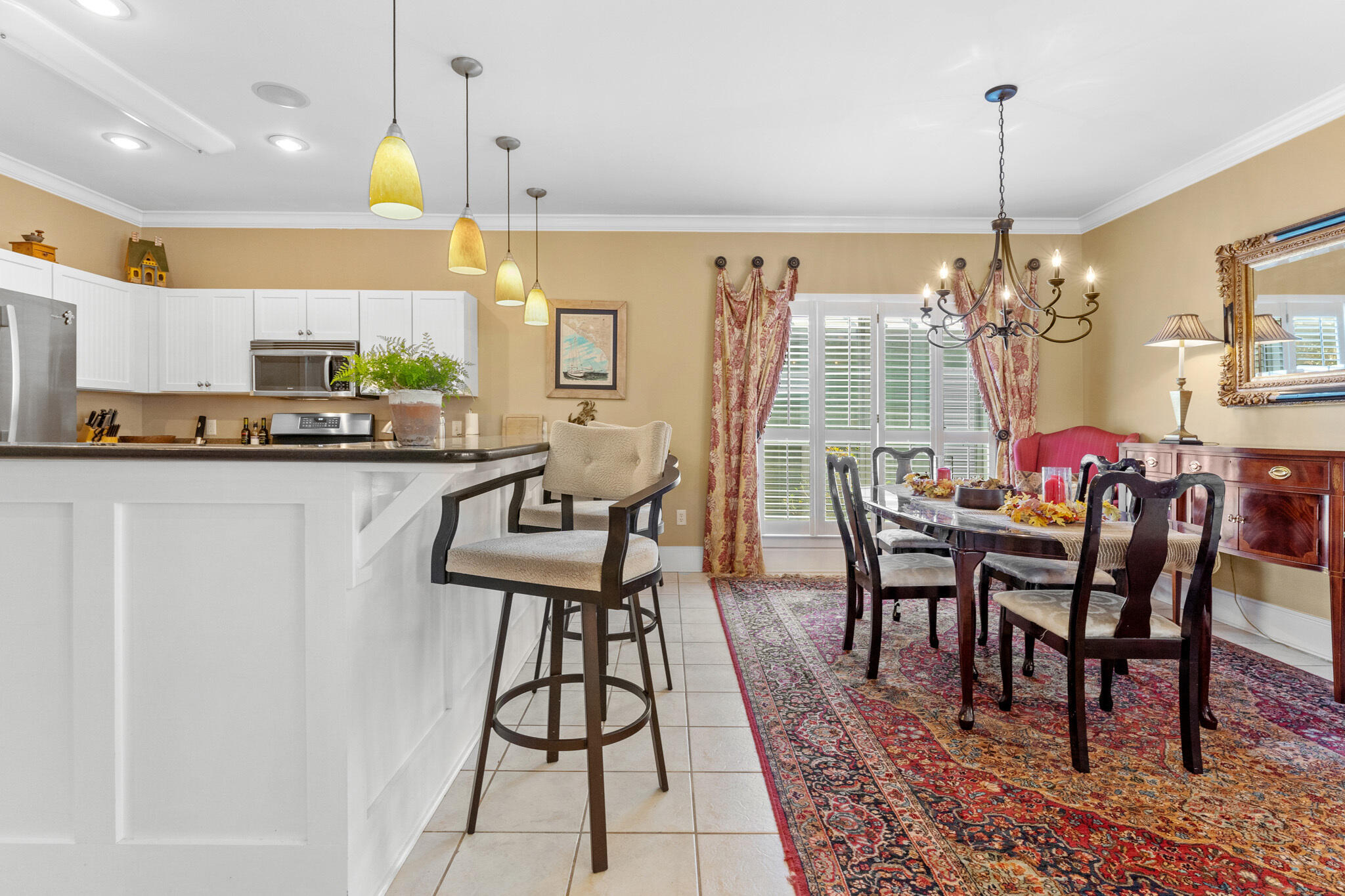 64 Spotted Dolphin Road Santa Rosa Beach, FL 32459 - Photo 14 of 43 a view of a dining room with furniture window and outside view