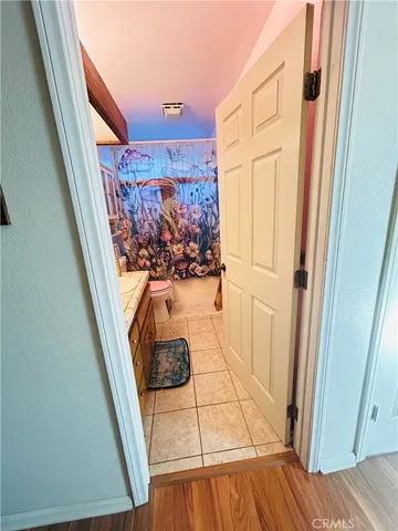 a room with a window and a table