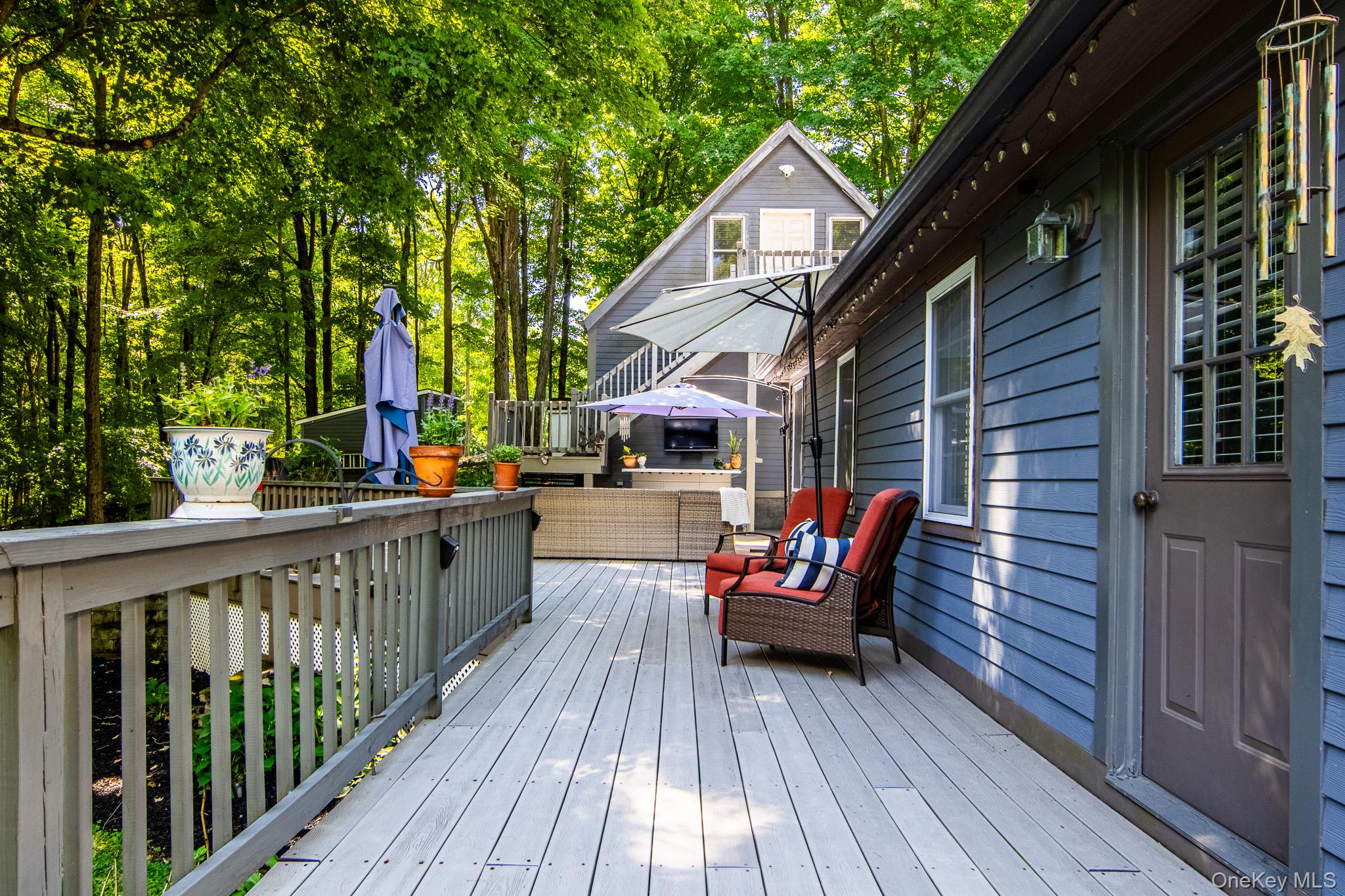 195 Pressler Road Wallkill, NY 12589 - Photo 38 of 47 Huge Deck made of composite materials that runs thru the whole back of the house