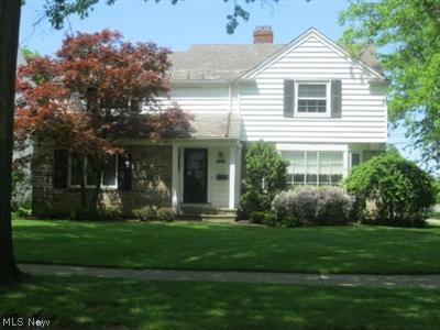 4121 Silsby Road University Heights, OH 44118 - Photo 1 of 1 Vinyl and stone exterior with bay window in living room!