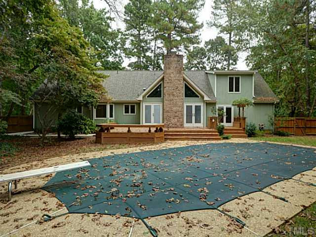 8521 Kempton Road Raleigh, NC 27615 - Photo 19 of 25 What a great place to spend your relaxing time. Or even better a pool party! Exterior Back
