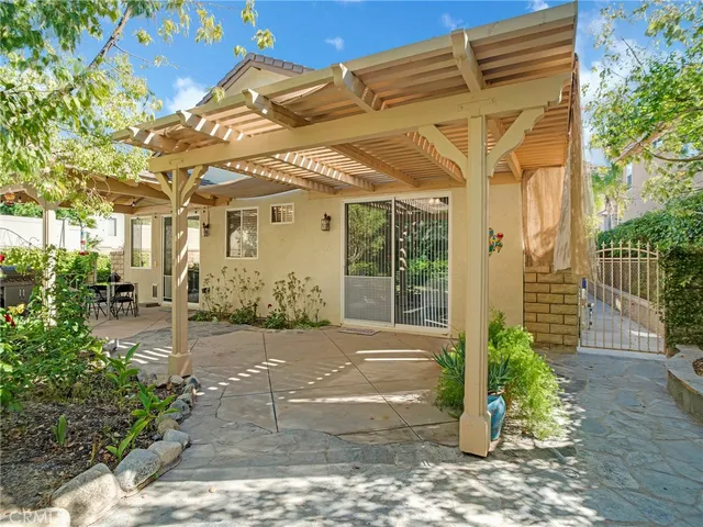 a house view with a sitting space