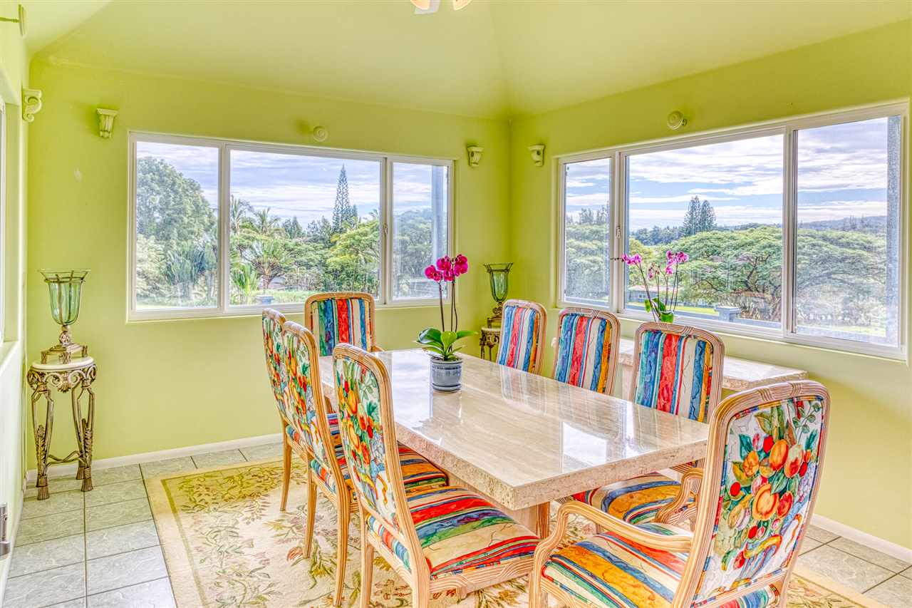 150 Uaoa Loop Haiku, HI 96708 - Photo 8 of 30 a view of a dining room with furniture window and outside view