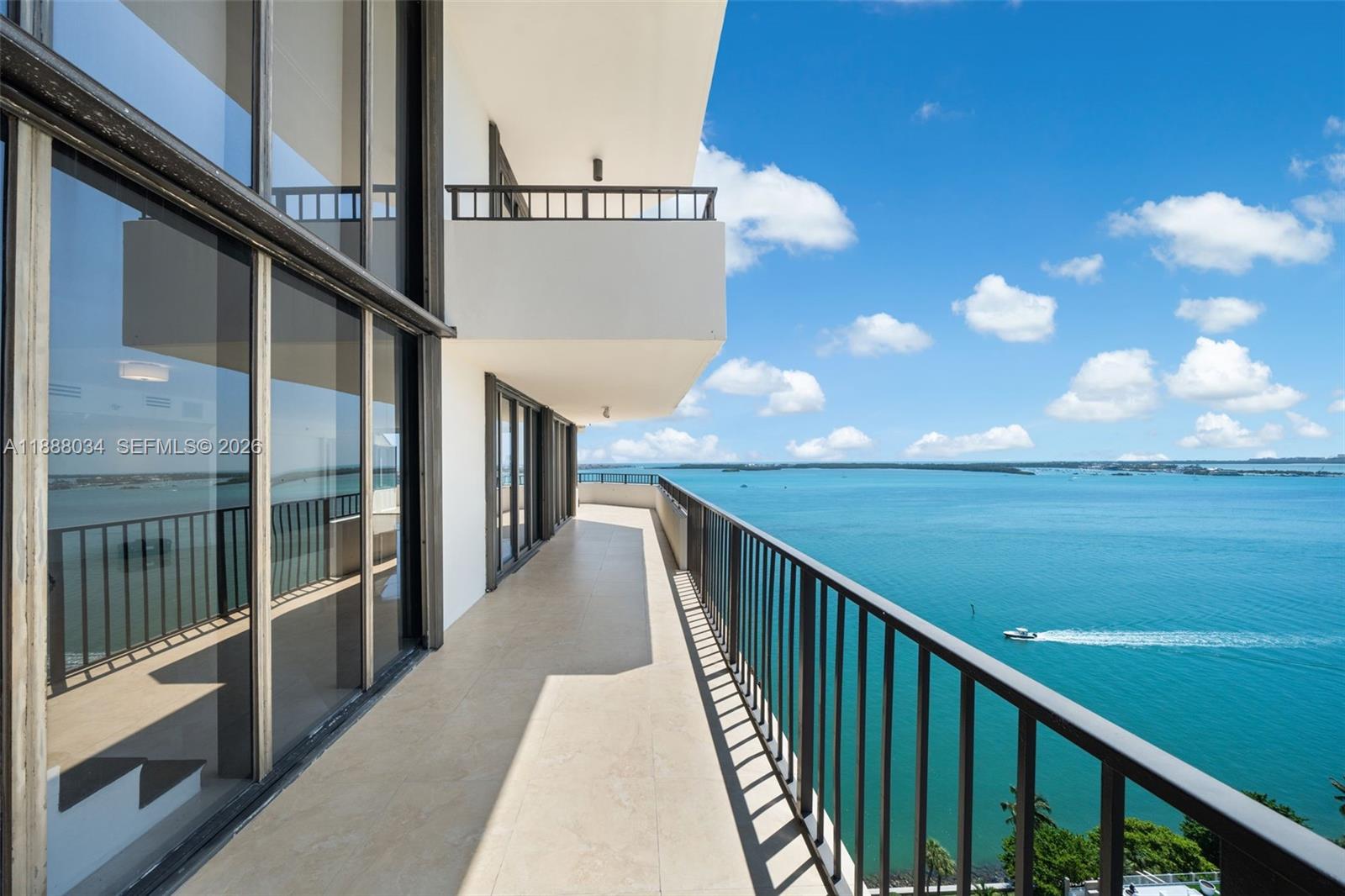 520 Brickell Key Drive, Unit UPH03 Miami, FL 33131 - Photo 21 of 33 a view of balcony