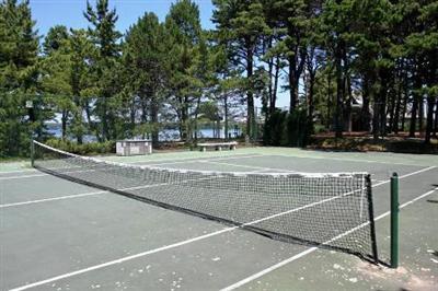222 Hayes Road Centerville, MA 02632 - Photo 13 of 23 a view of a tennis court with trees in front of it