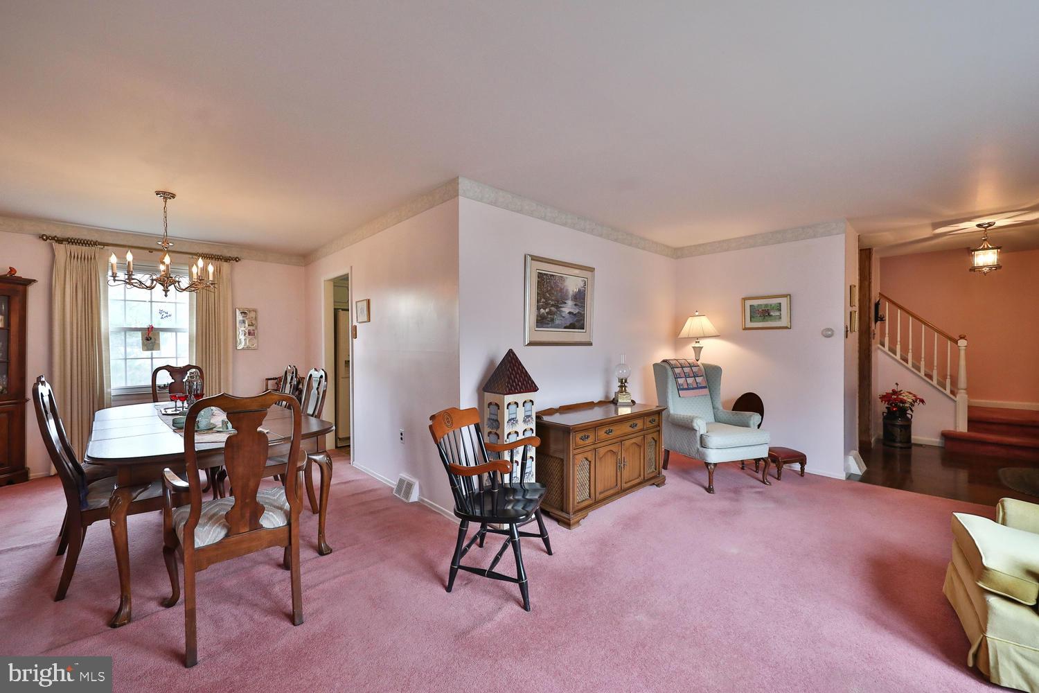 3340 Bartram Road Willow Grove, PA 19090 - Photo 5 of 29 Living room Dining room perspective