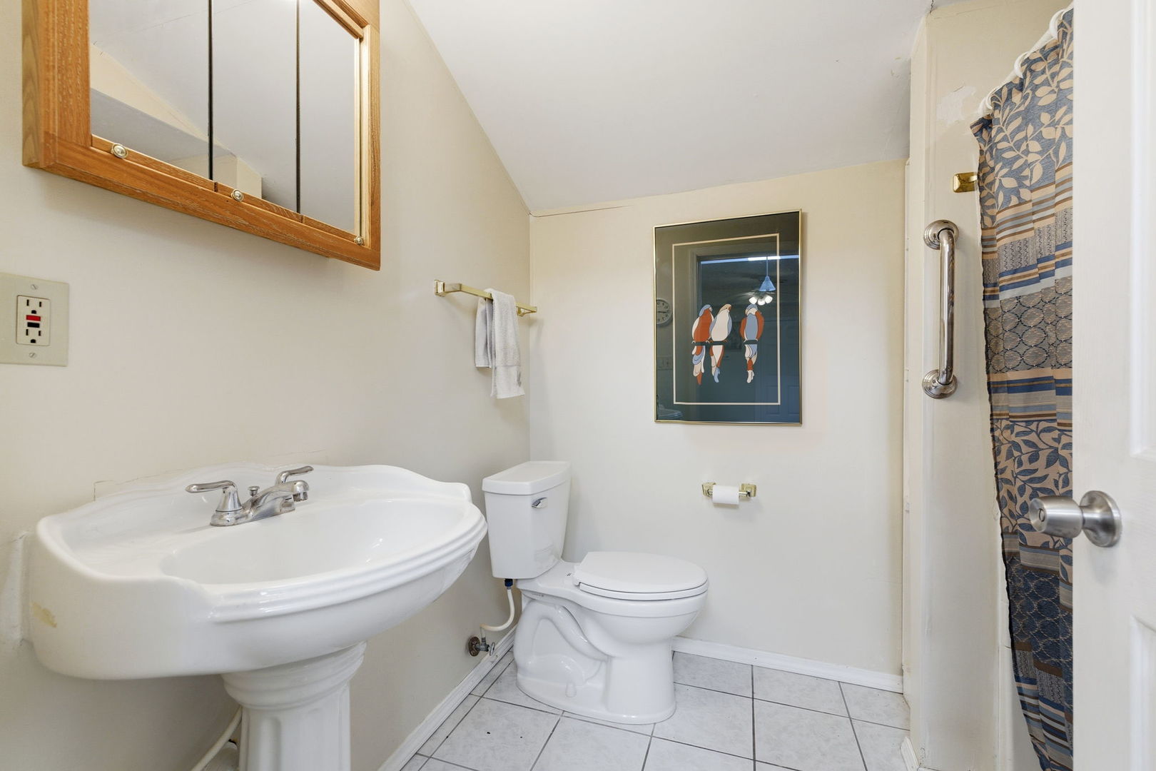 1120 South Hamilton Street Lockport, IL 60441 - Photo 19 of 32 a white toilet sitting next to a bathroom sink