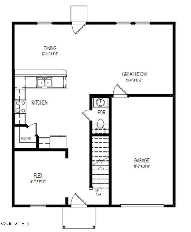 2032 Fish Pond Road Greenville, NC 27834 - Photo 2 of 3 1801 1-Car - Floor Plan - BROCHURE - GRP