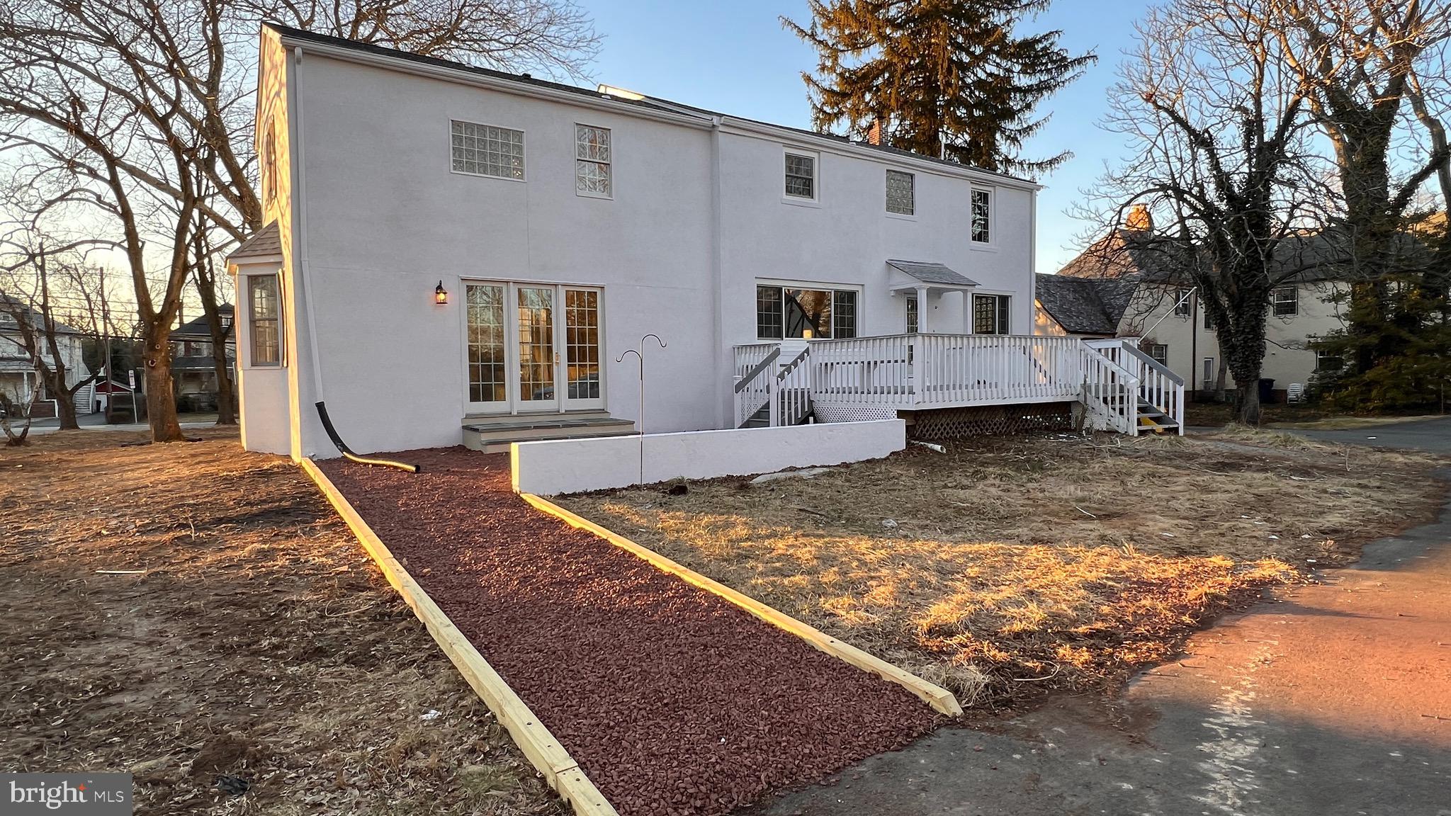 1026 Lawrence Road Lawrence Township, NJ 08648 - Photo 46 of 48 Rear View Large Deck