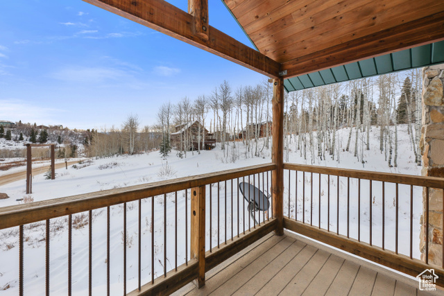2029 West Tollgate Road Coalville, UT 84017 - Photo 41 of 43 View of snow covered deck