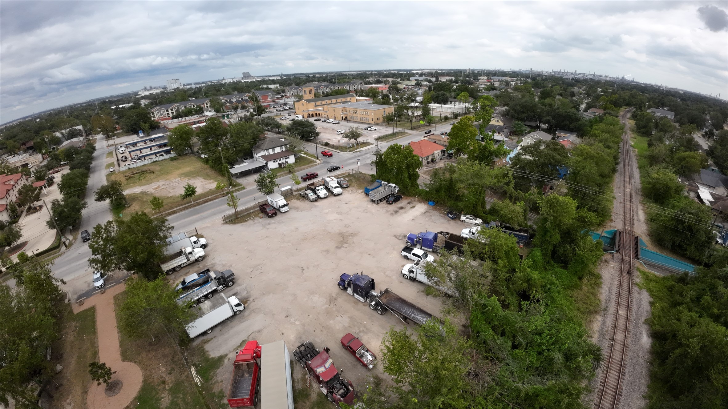 7206 Capitol Street Houston, TX 77011 - Photo 1 of 5 an aerial view of a city