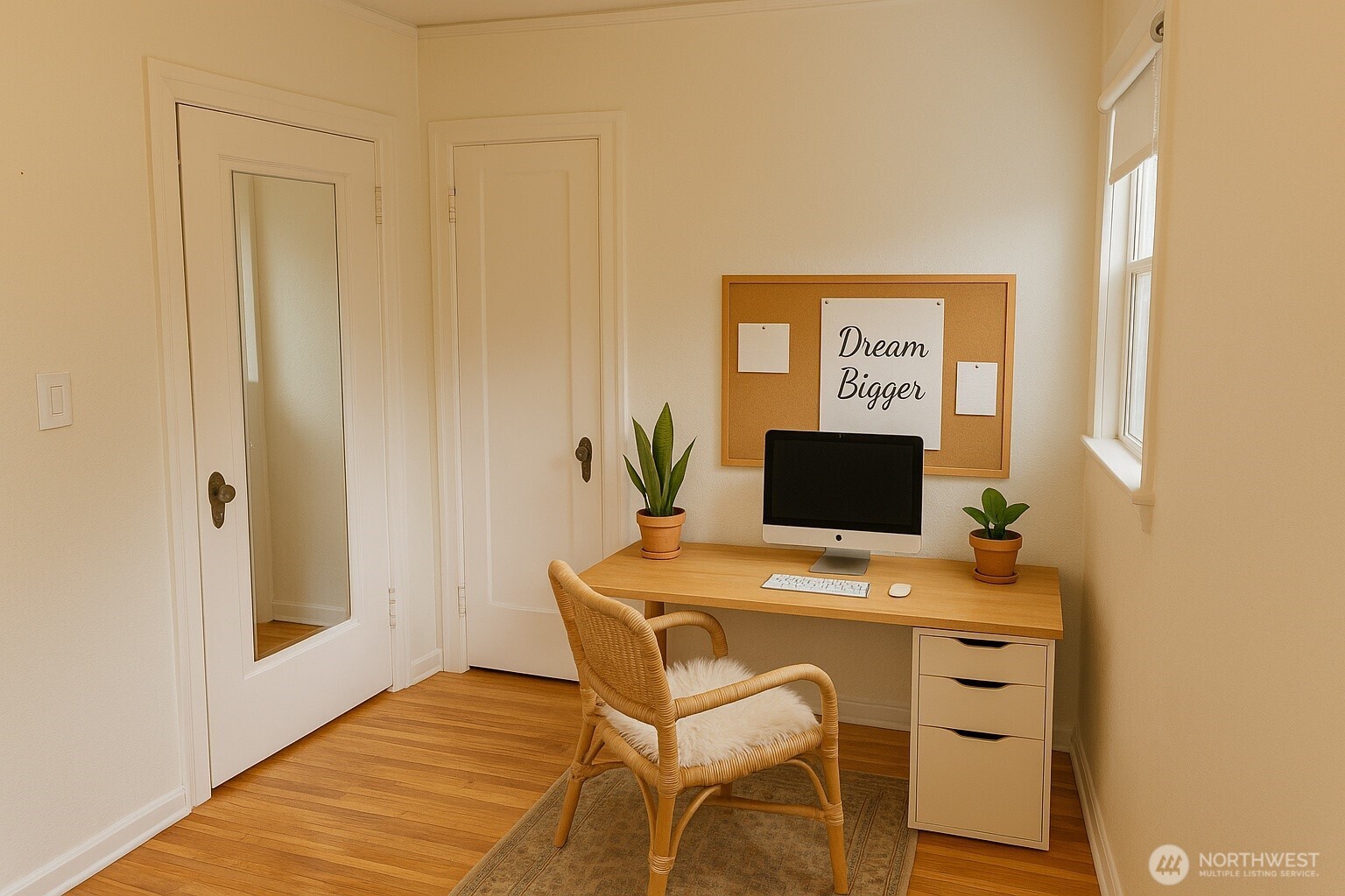 319 East Chestnut Street Walla Walla, WA 99362 - Photo 22 of 32 a workspace with furniture and wooden floor